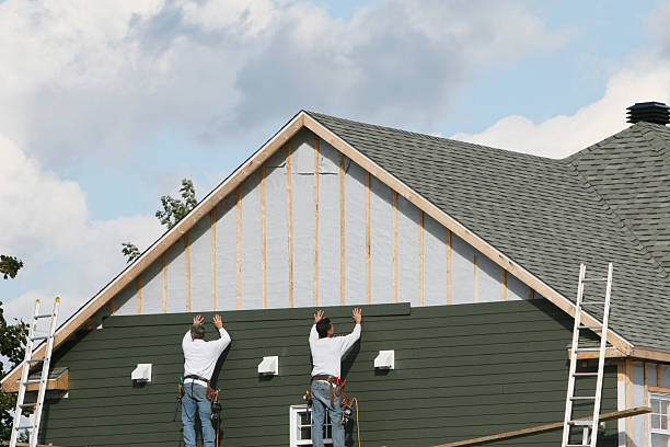 Professional Vinyl Siding technician working in Burnt Cabins, PA